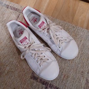 Pink and White Adidas